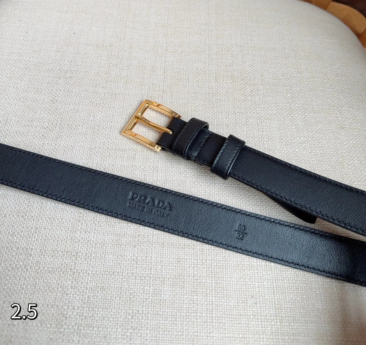 Prada Leather Belt Ver.A — photo 3