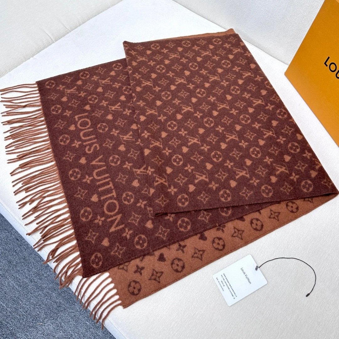 Louis Vuitton Cashmere Scarf Ver.A — QC