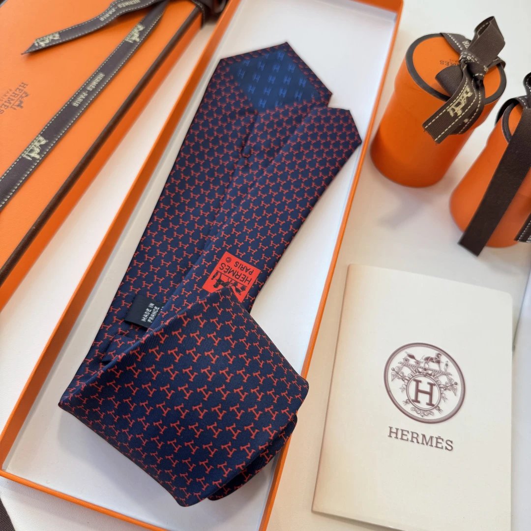Hermes Silk Tie Ver.K — Photo 7