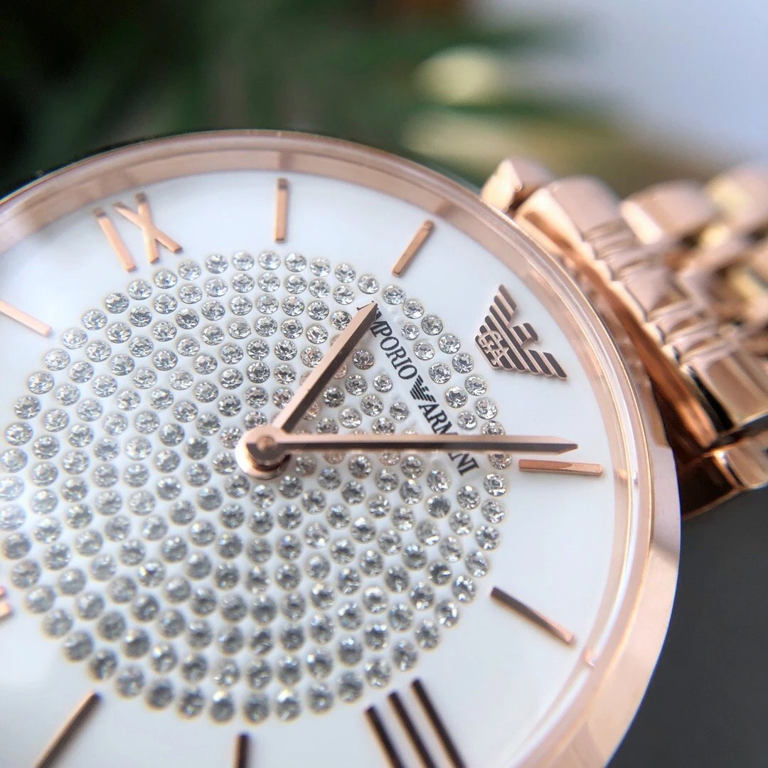 Armani AR11244 Rose Gold Quartz Ladies Watch 32mm Ver.B — photo 5
