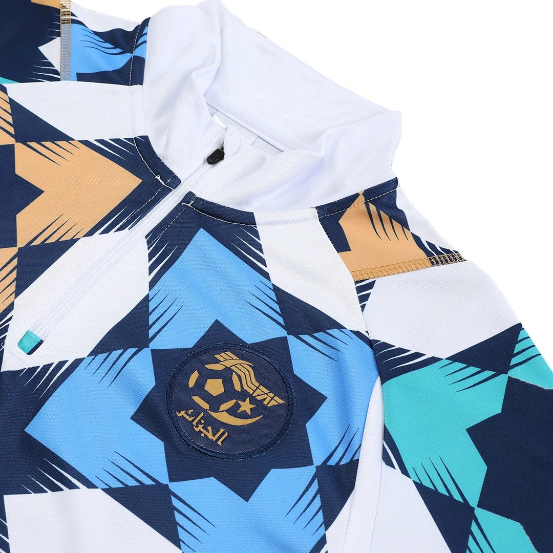 Algeria 1 4 Zip Tracksuit 2022 23 White — photo 10