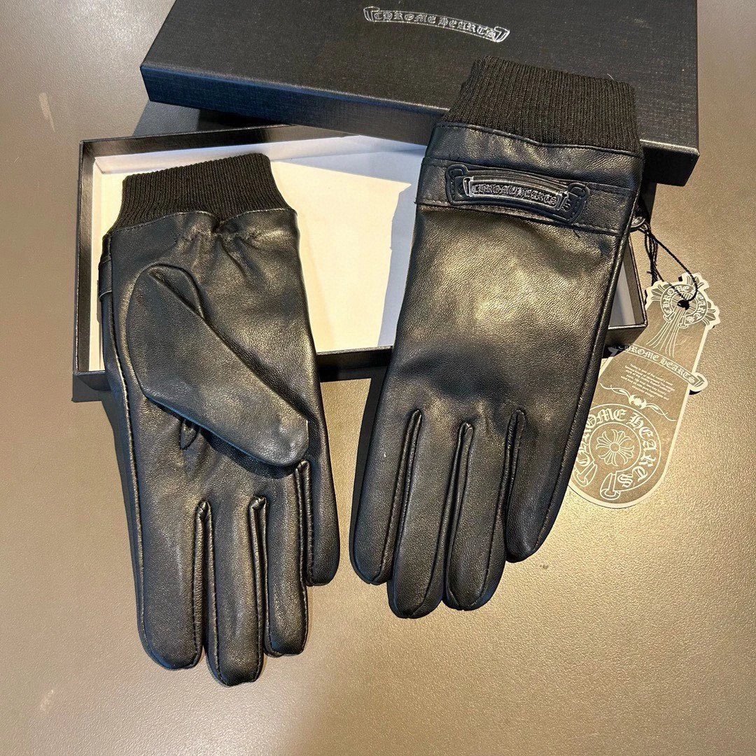 Chrome Hearts Lambskin Cashmere Gloves Ver.A — QC