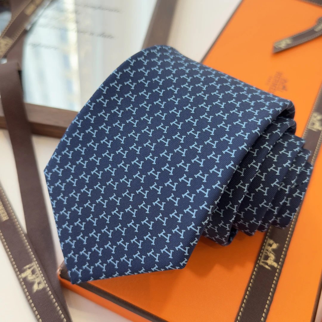 Hermes Silk Tie Ver.N — Photo 8