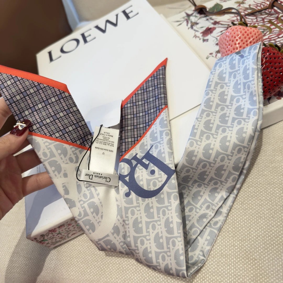 Dior Silk Hair Ribbon Ver.B — Zdjęcie 9