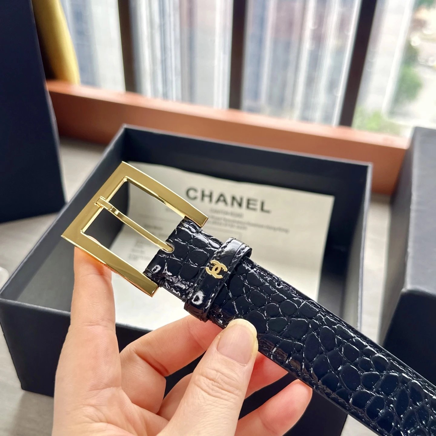 Chanel Leather Reversible Belt Ver.B — Photo 7