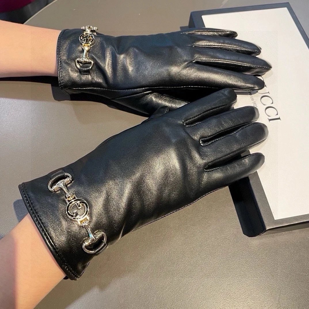 Gucci Lambskin Cashmere Gloves Ver.A — Photo 9