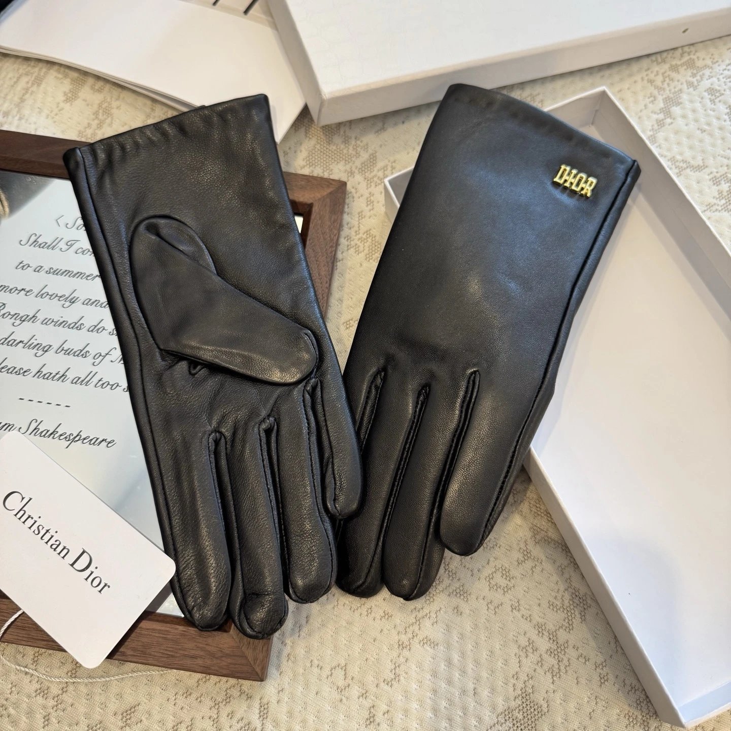 Dior Lambskin Cashmere Gloves Ver.A — Photo 6