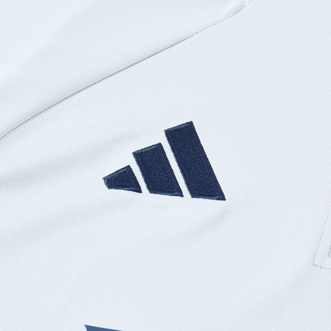 Arsenal 2025 1 4 Zip Tracksuit 26 Kids White — Zdjęcie 6
