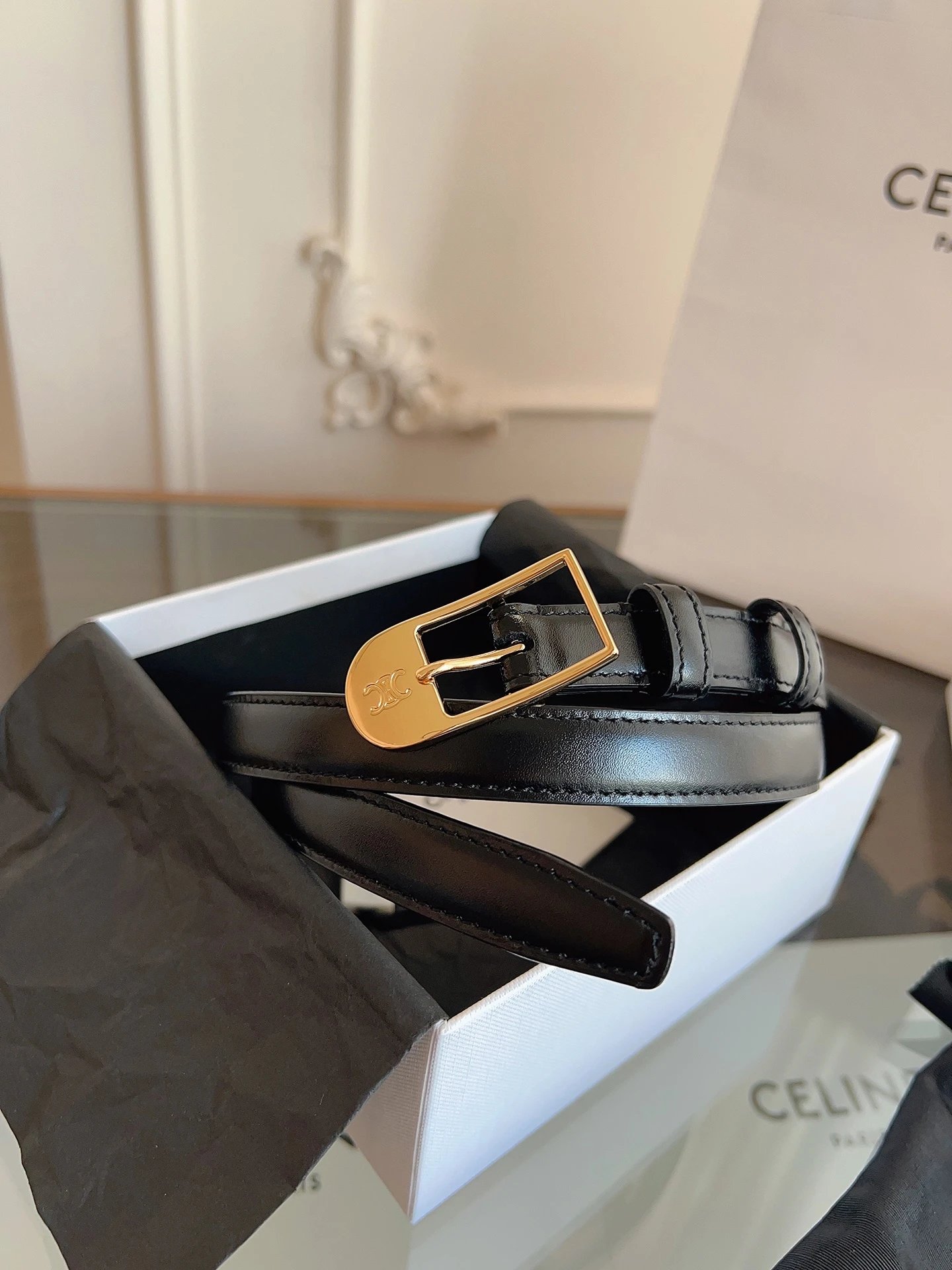 Celine Leather Belt Ver.A — QC