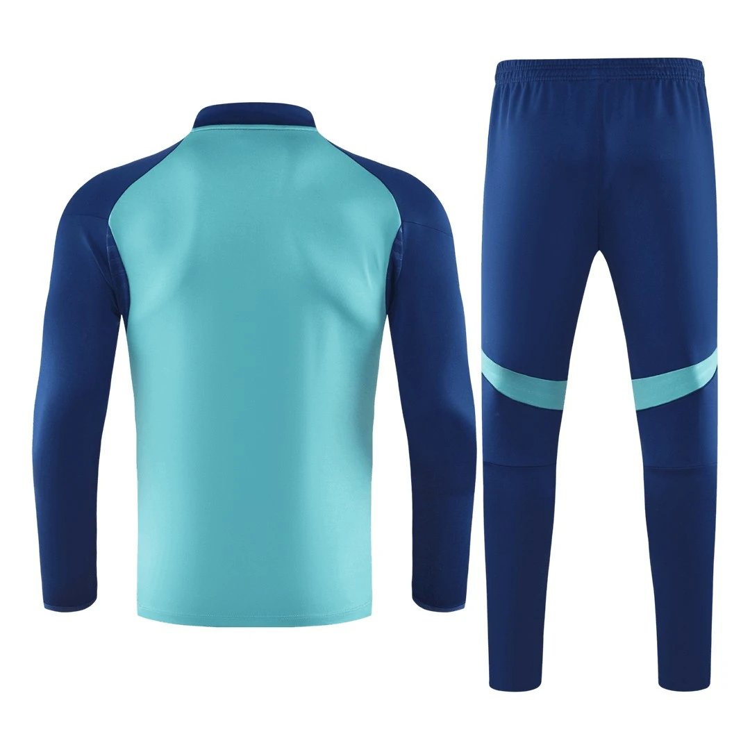Arsenal 2025 1 4 Zip Tracksuit 26 Kids Green — Zdjęcie 2