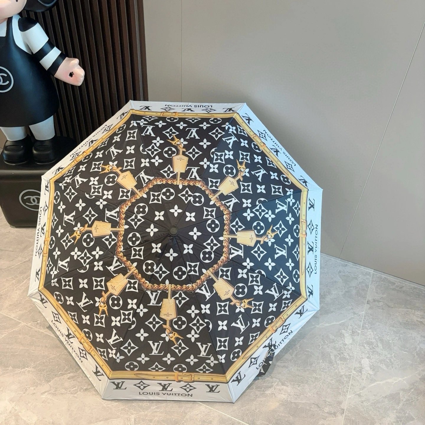 Louis Vuitton UV Protection Folding Umbrella Ver.H — QC