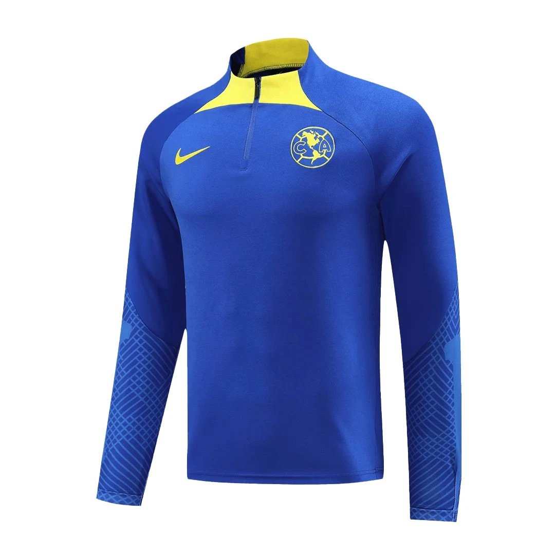 2023 Club America 1 4 Zip Tracksuit Blue — Photo 5