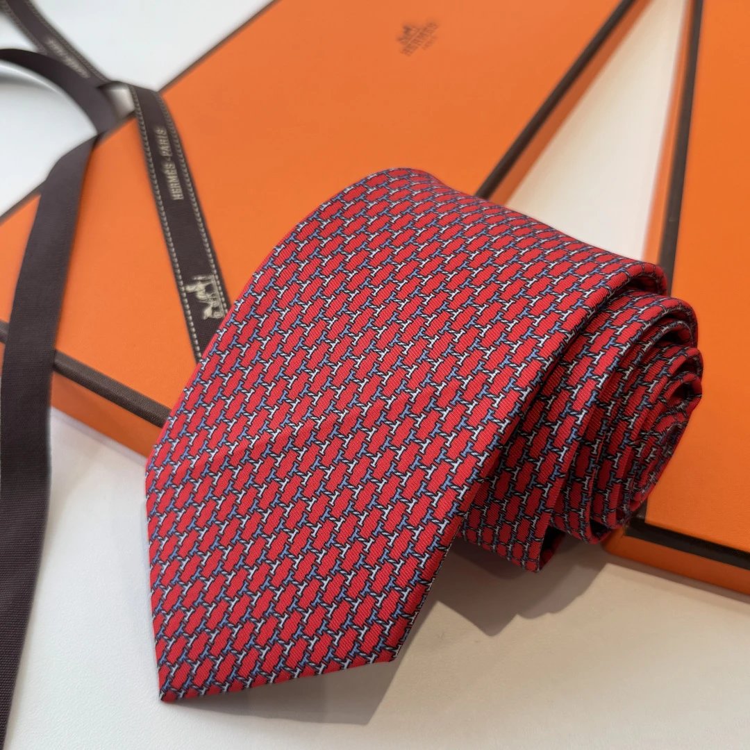 Hermes Silk Tie Ver.S — Photo 8