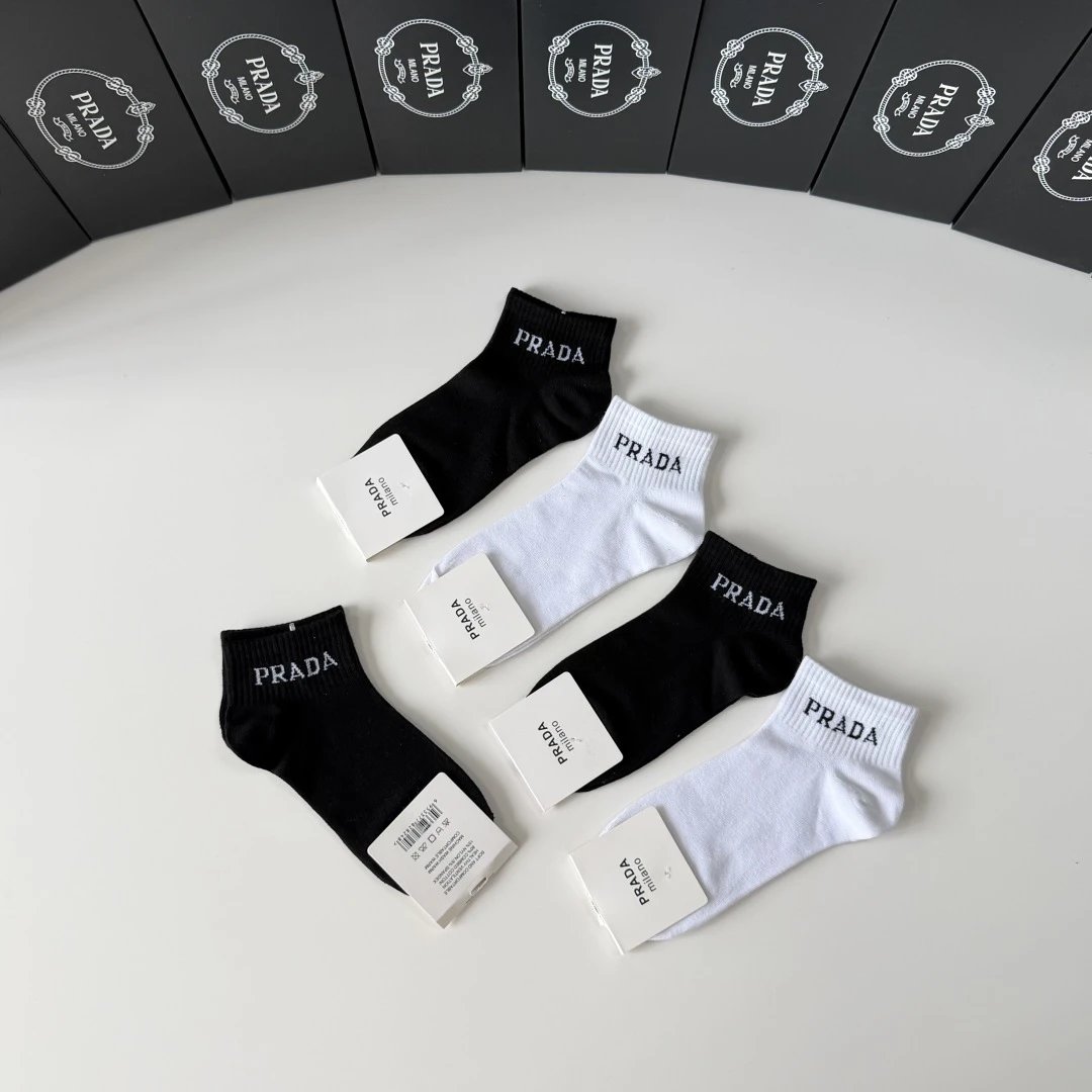 Prada Quarter Socks 5-Pair Box Ver.B — photo 5