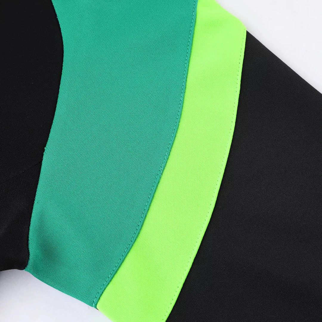 2022 Jacket Customize Tracksuit Black Green — Photo 6