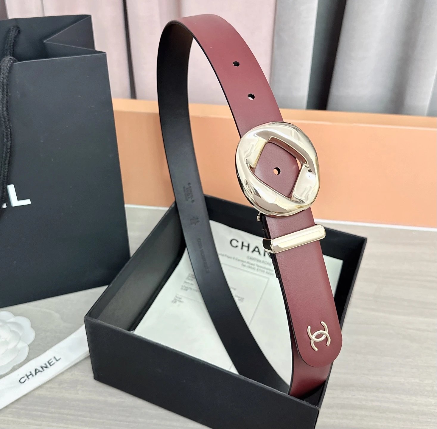 Chanel Leather Reversible Belt Ver.D — photo 2
