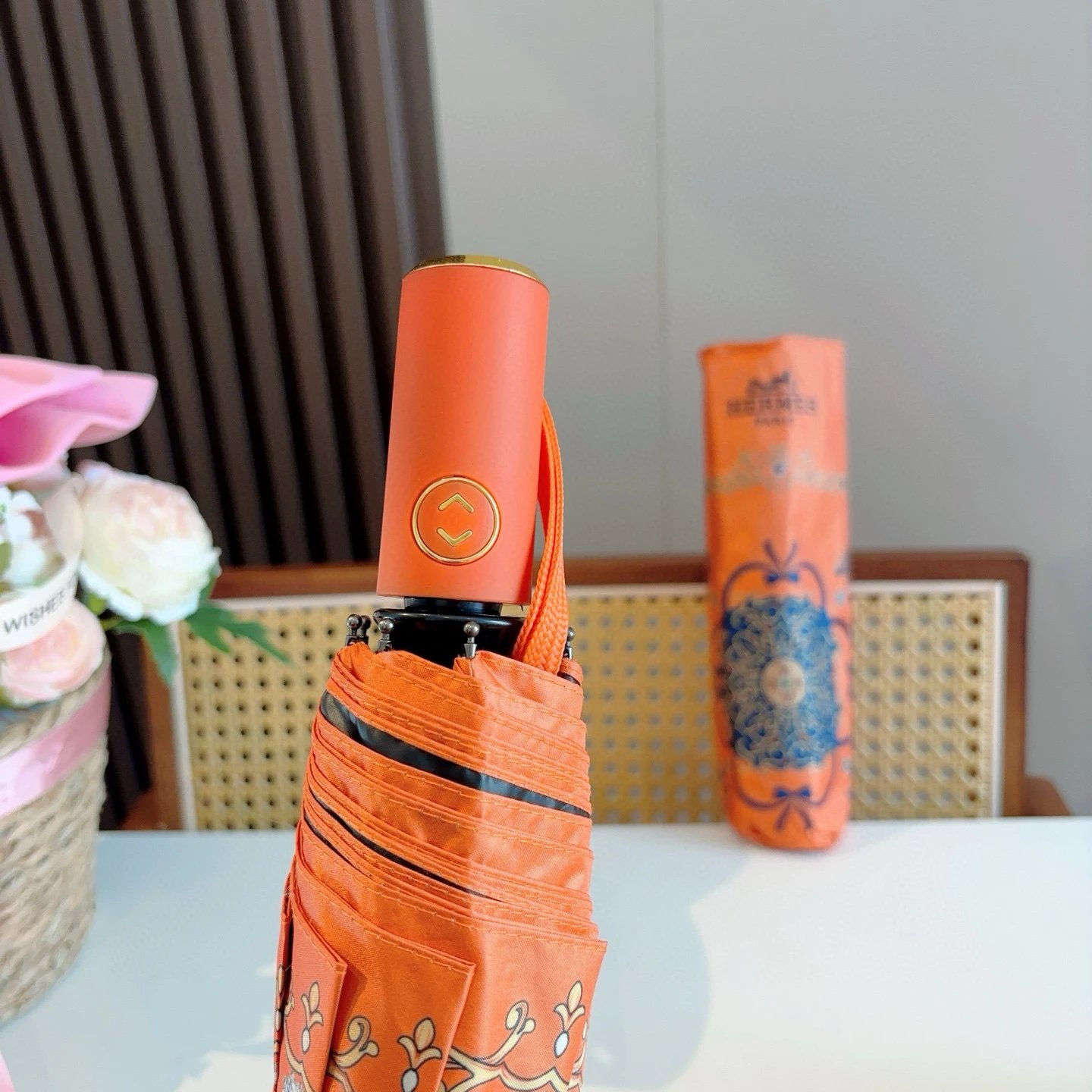 Hermes UV Protection Folding Umbrella Ver.I — Photo 4