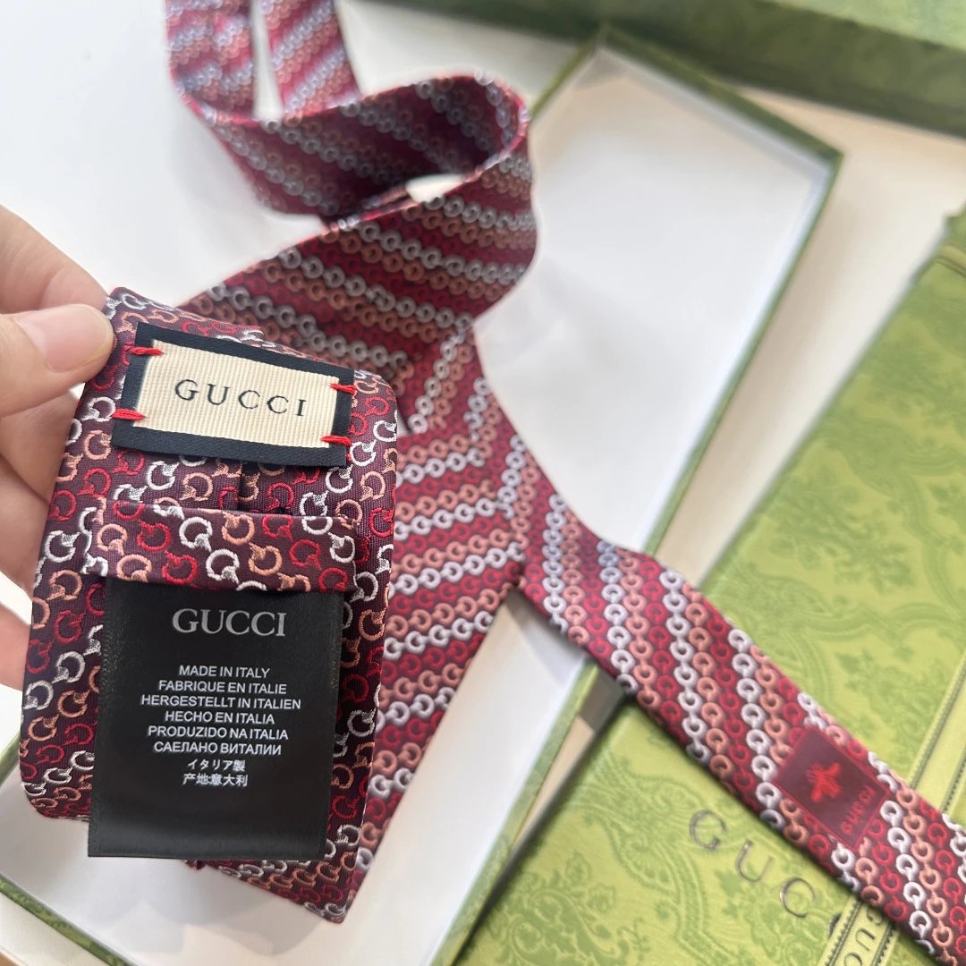 Gucci Silk Tie Ver.C — Zdjęcie 7