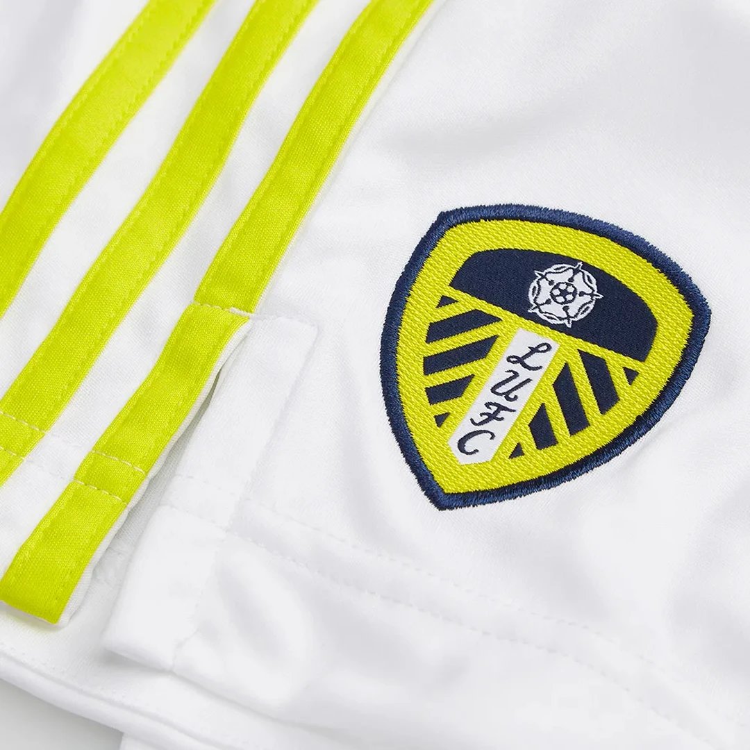 Leeds United Home Soccer Shorts 2021 22 — photo 5