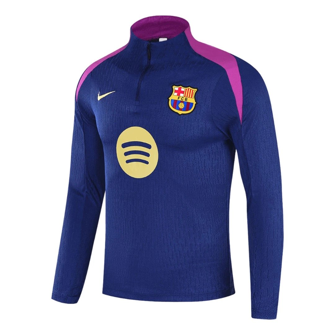 Barcelona 1 4 Zip Tracksuit 2025 26 Navy — photo 3
