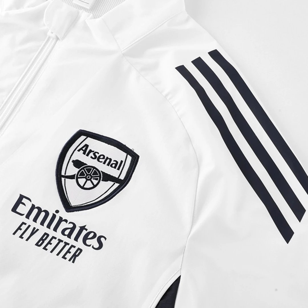 Arsenal 2025 Windbreaker Jacket 26 White — Zdjęcie 4