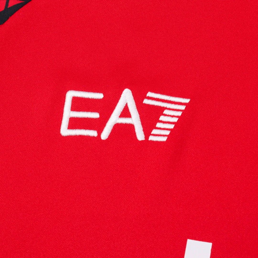 Napoli 2023 1 4 Zip Tracksuit 24 Kids Red — Photo 8