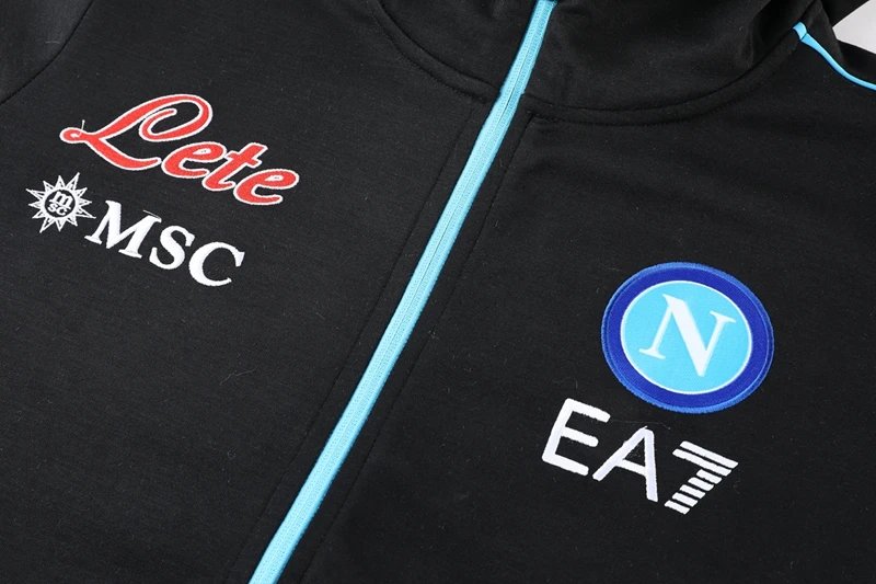 Napoli Hoodie Tracksuit 2021 22 Black — photo 6