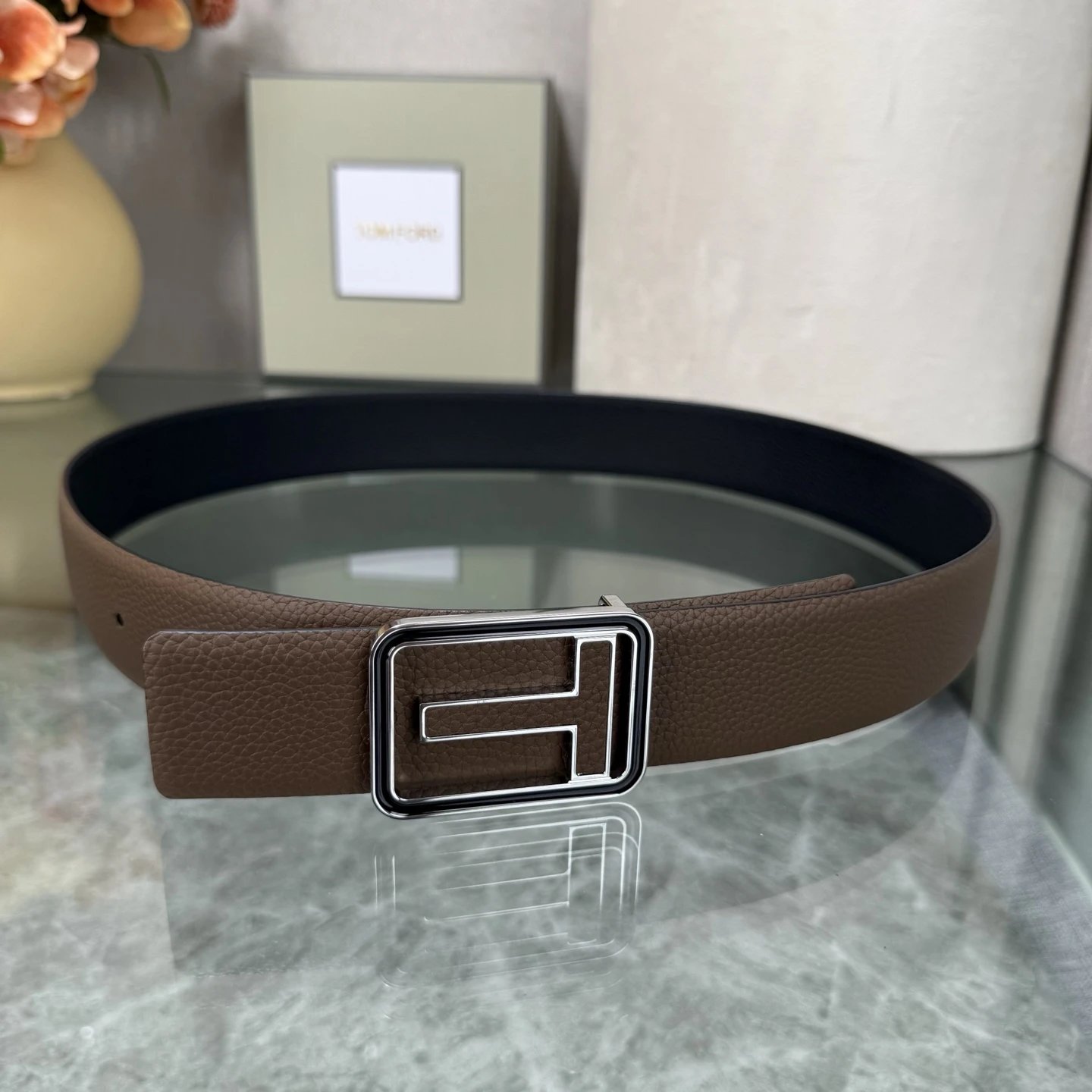 Tom Ford Leather Reversible Belt Ver.B — photo 8