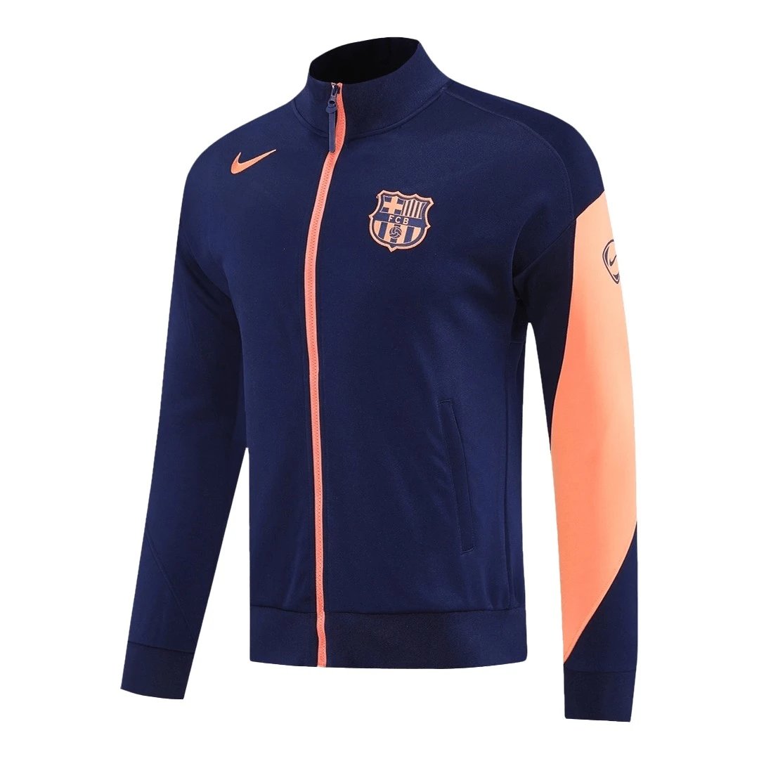 Barcelona 2025 Jacket Tracksuit 26 Navy Orange — QC
