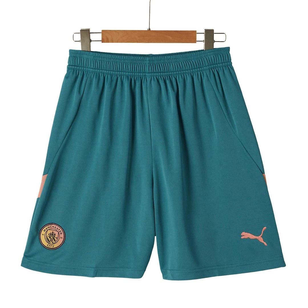 Manchester City Fourth Away Soccer Shorts 2024 25 — photo 3