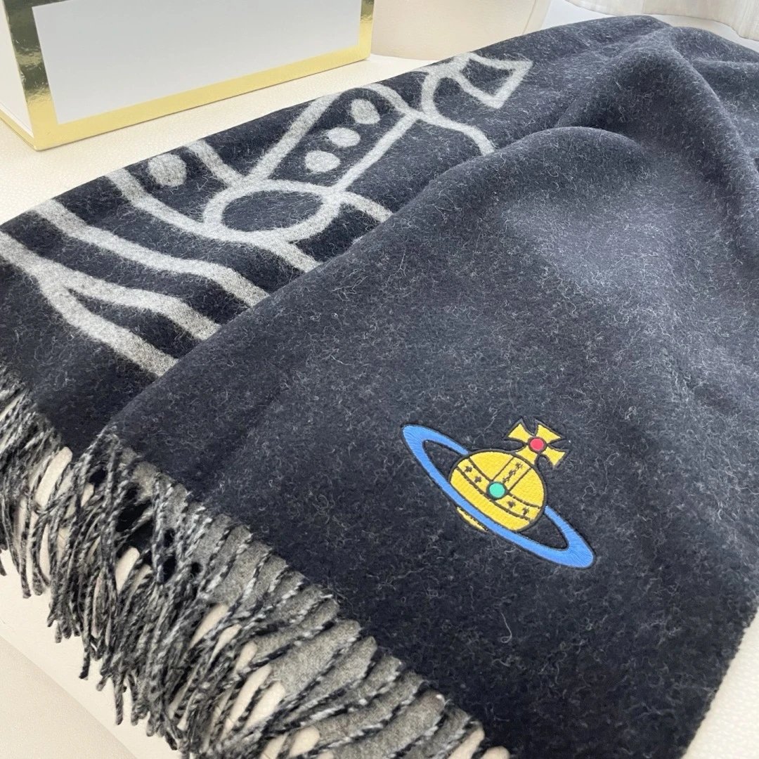 Vivienne Westwood Cashmere Wool Scarf Ver.A — Photo 8
