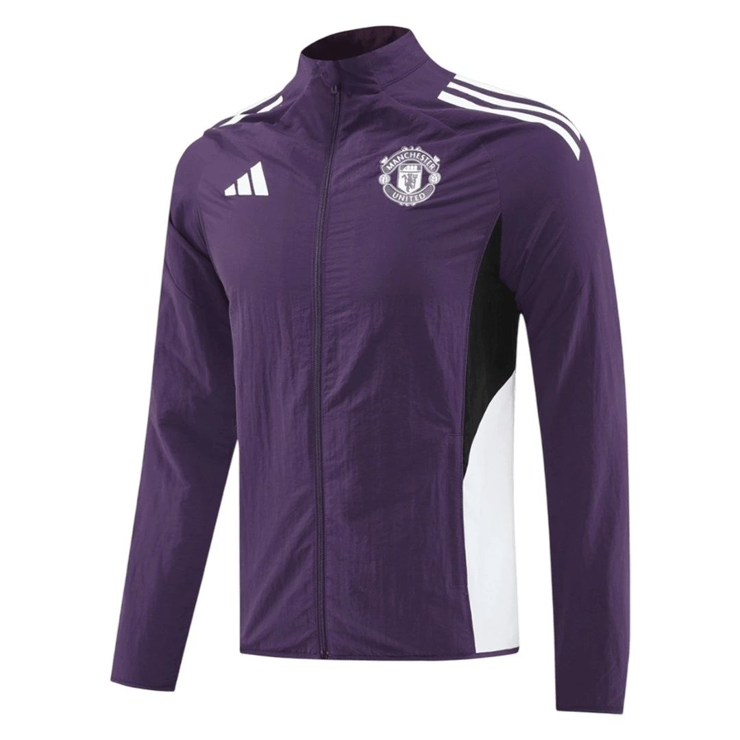 Manchester United 2025 Windbreaker Jacket 26 Purple — Photo 2