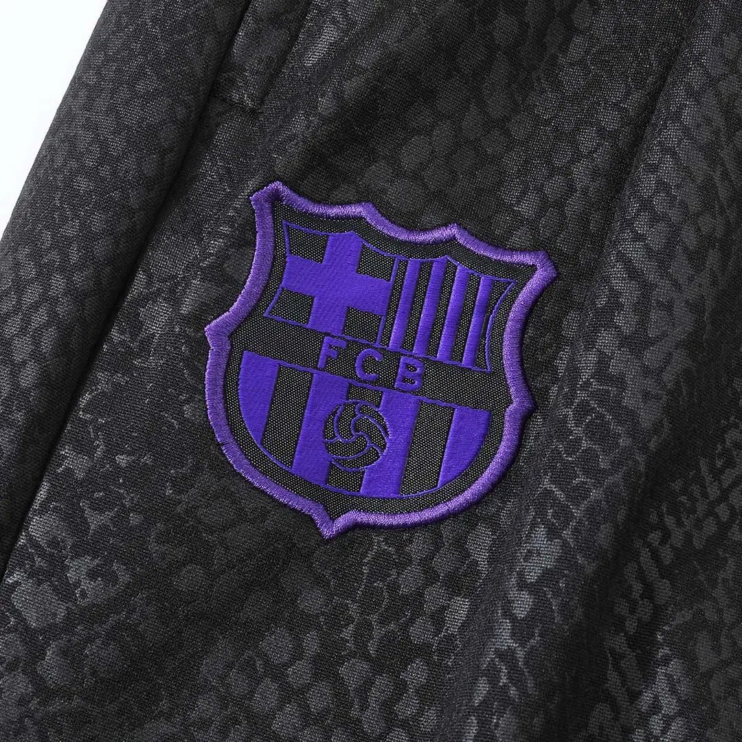 Barcelona 2025 1 4 Zip Tracksuit 26 Kids Black — Photo 15