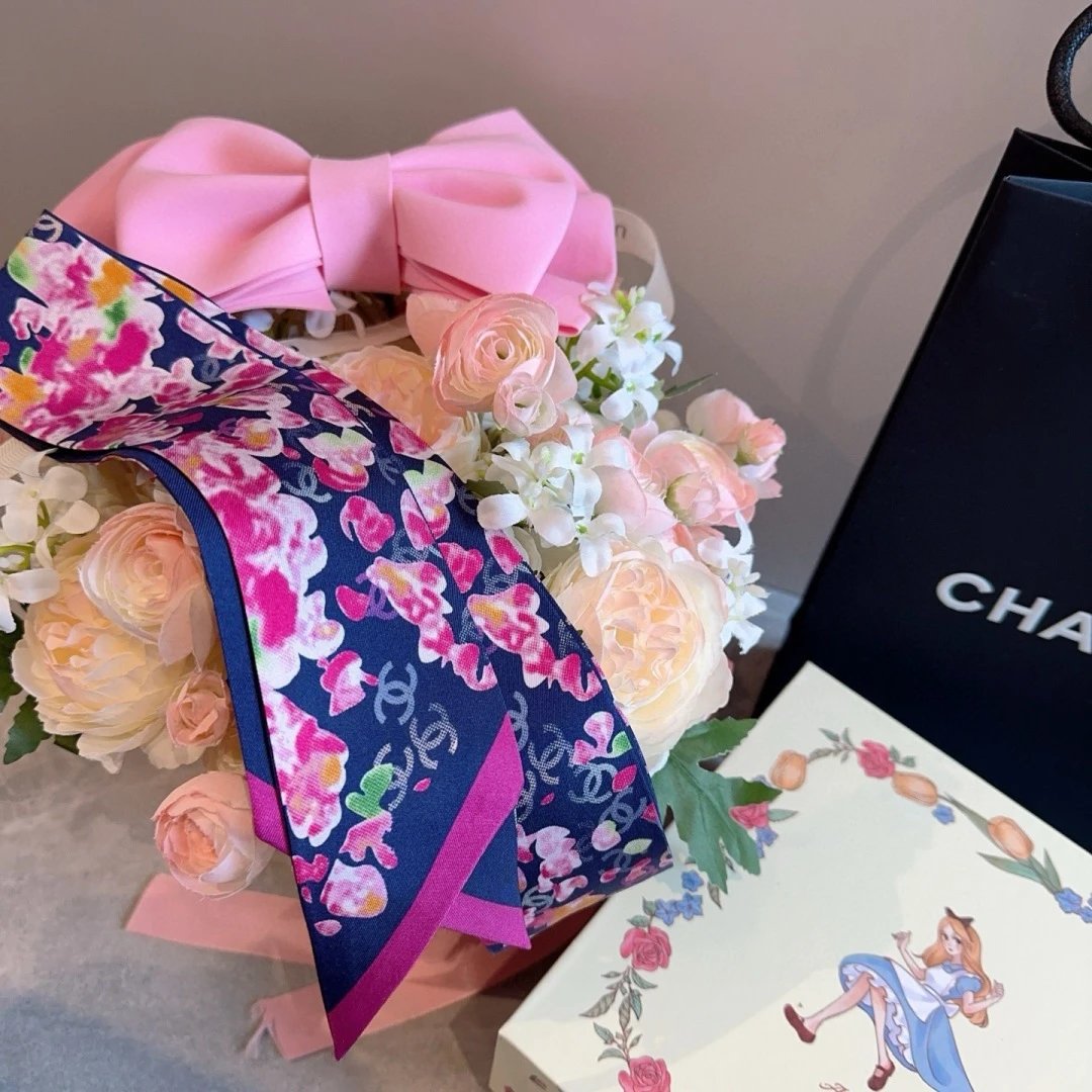 Chanel Silk Hair Ribbon Ver.B — QC