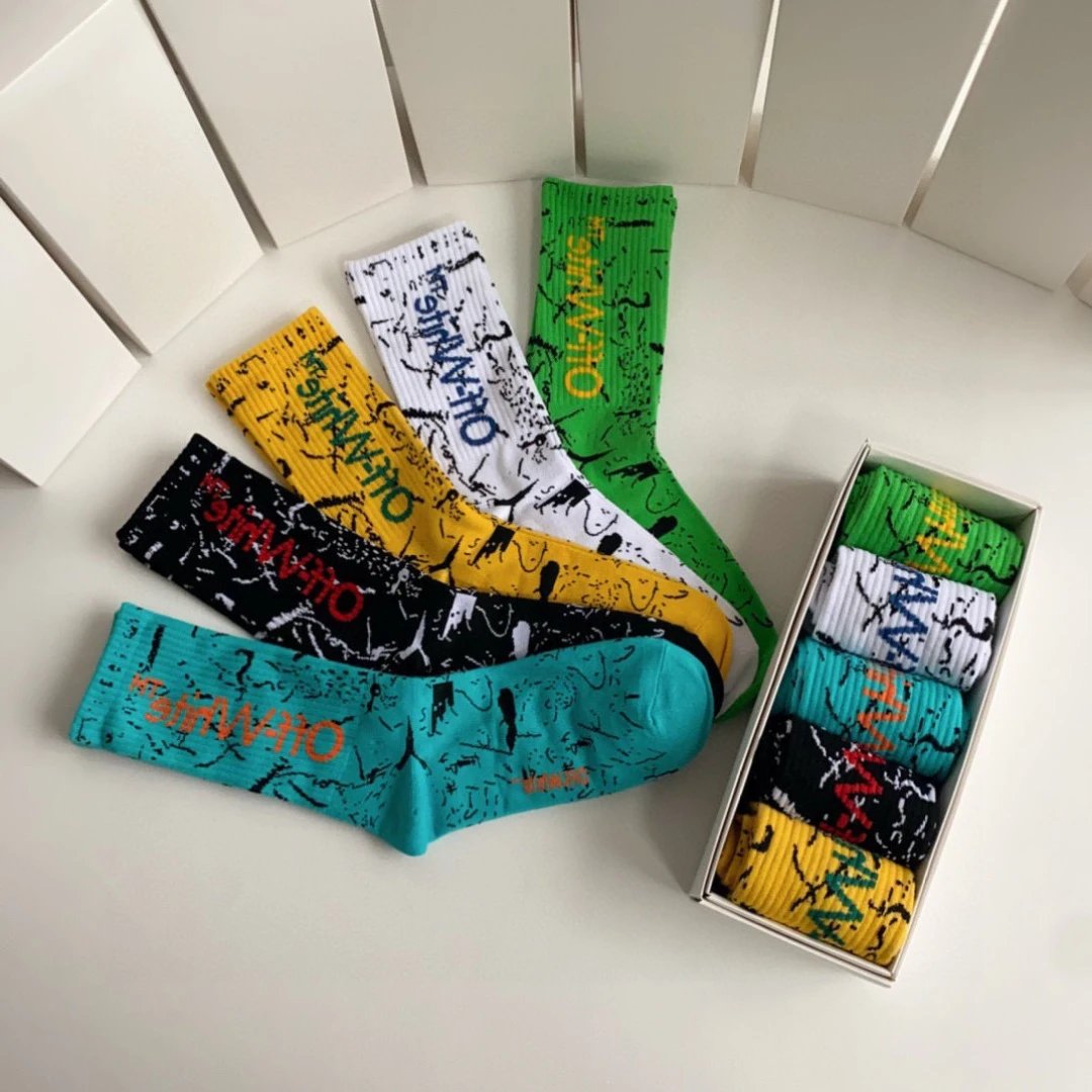 Off-White Crew Socks 5-Pair Box Ver.A — photo 7