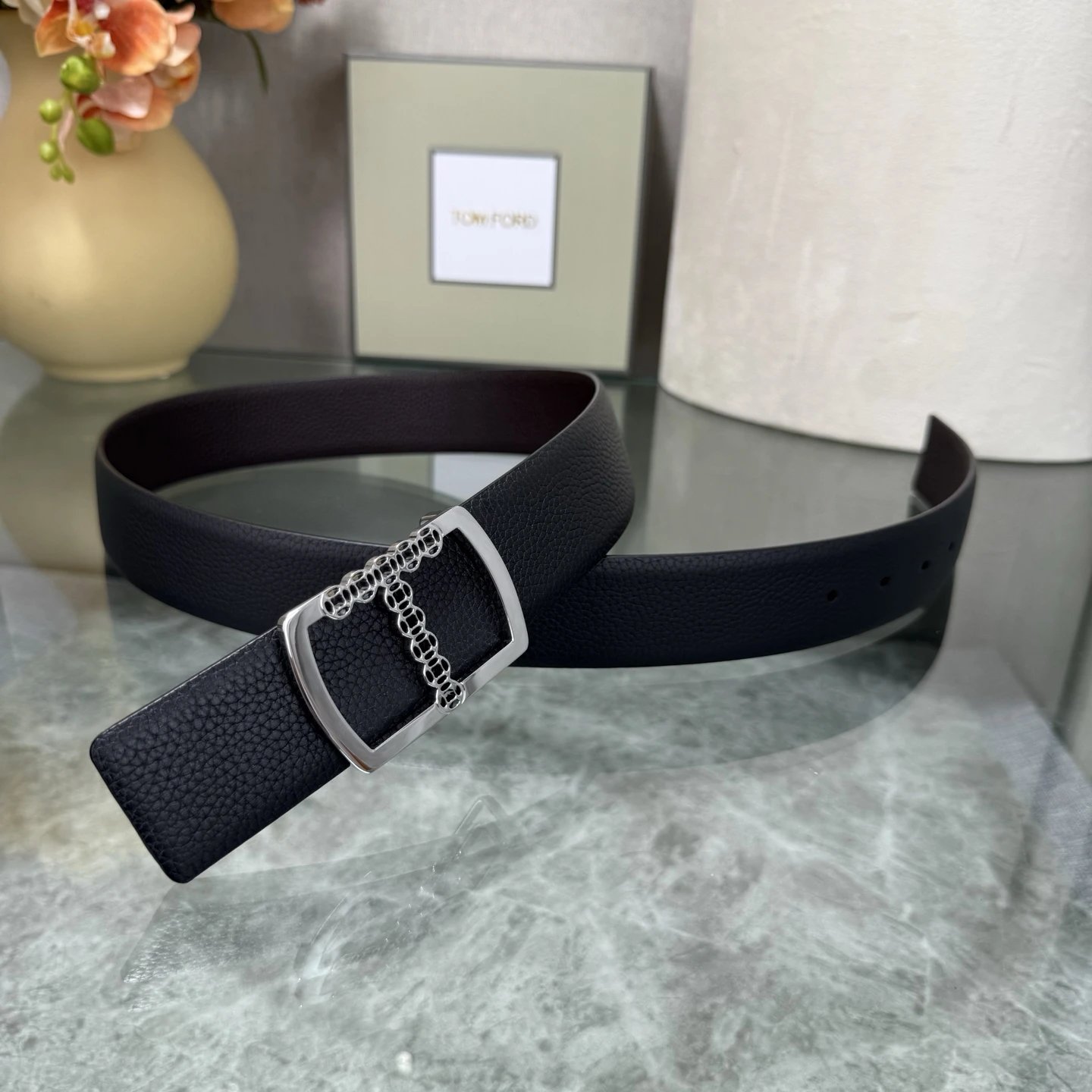 Tom Ford Leather Reversible Belt Ver.E — photo 5