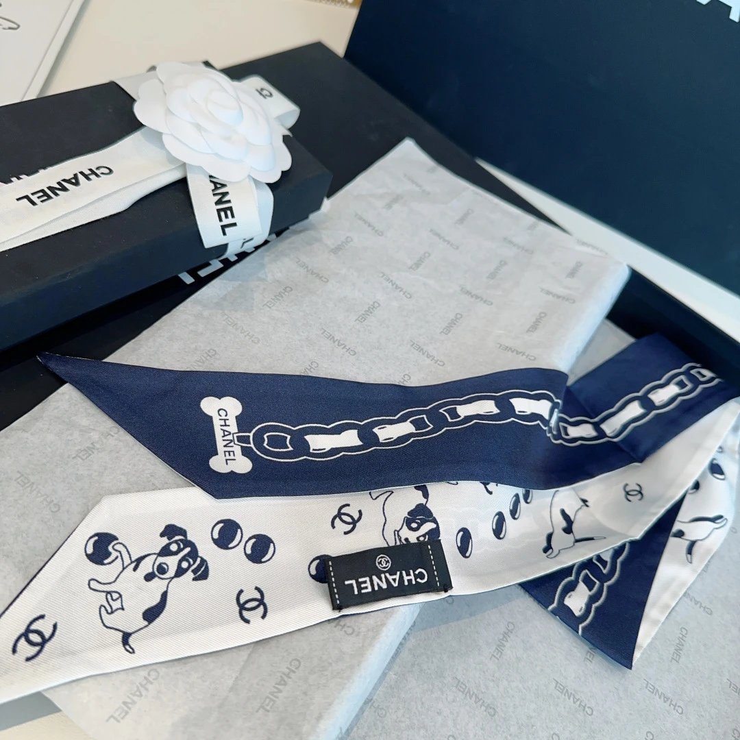 Chanel Silk Hair Ribbon Ver.G — Zdjęcie 6