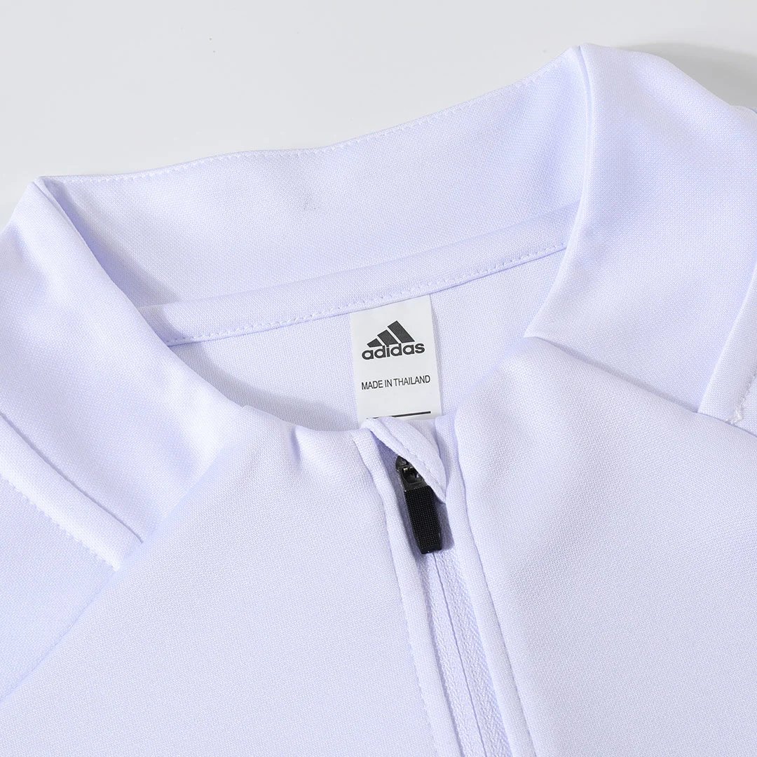 Real Madrid 2025 1 4 Zip Tracksuit 26 White — Zdjęcie 5