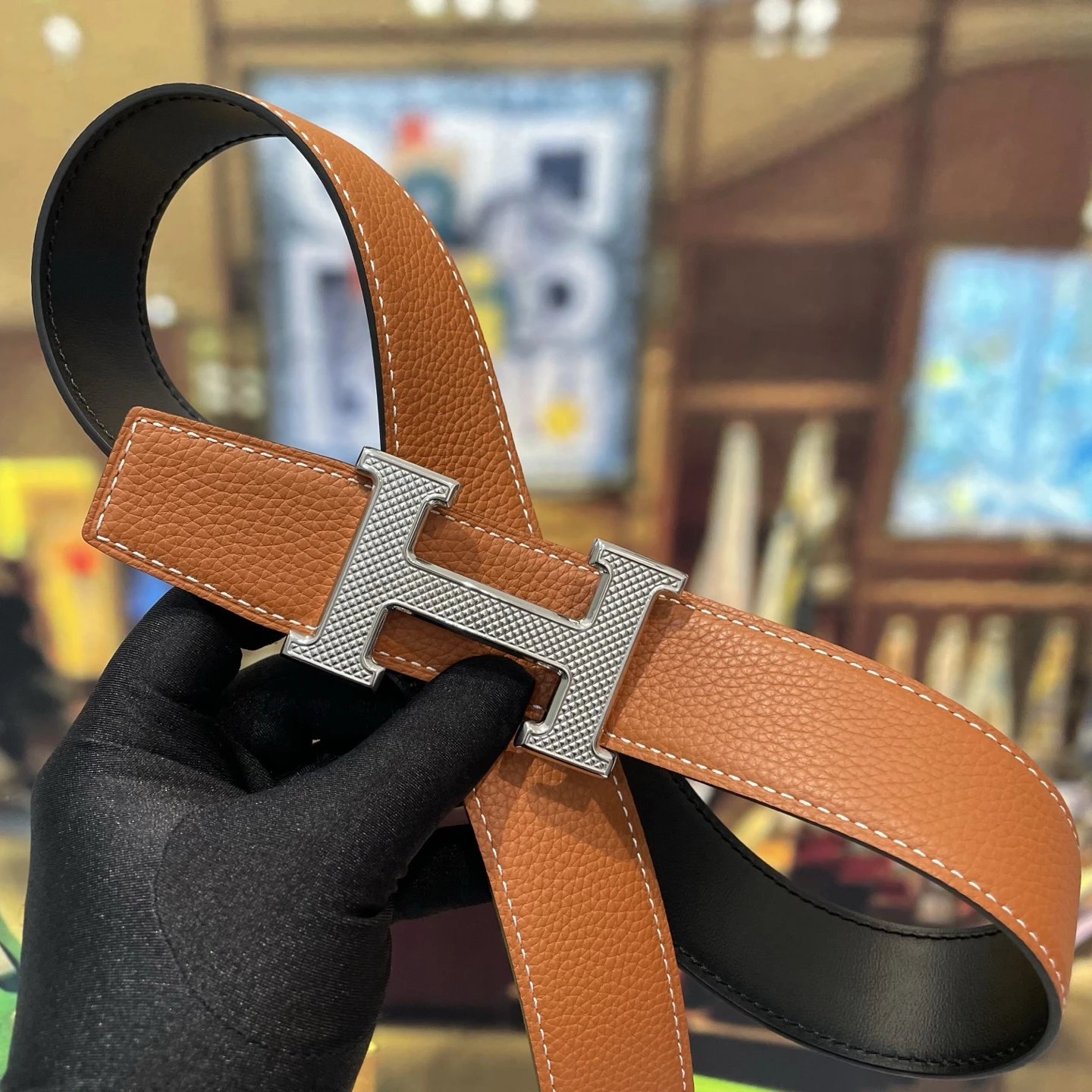 Hermes Reversible Belt Ver.A — Photo 6