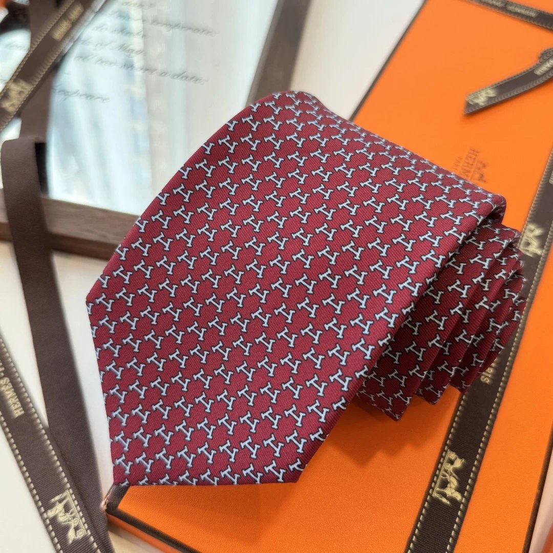 Hermes Silk Tie Ver.L — Photo 6