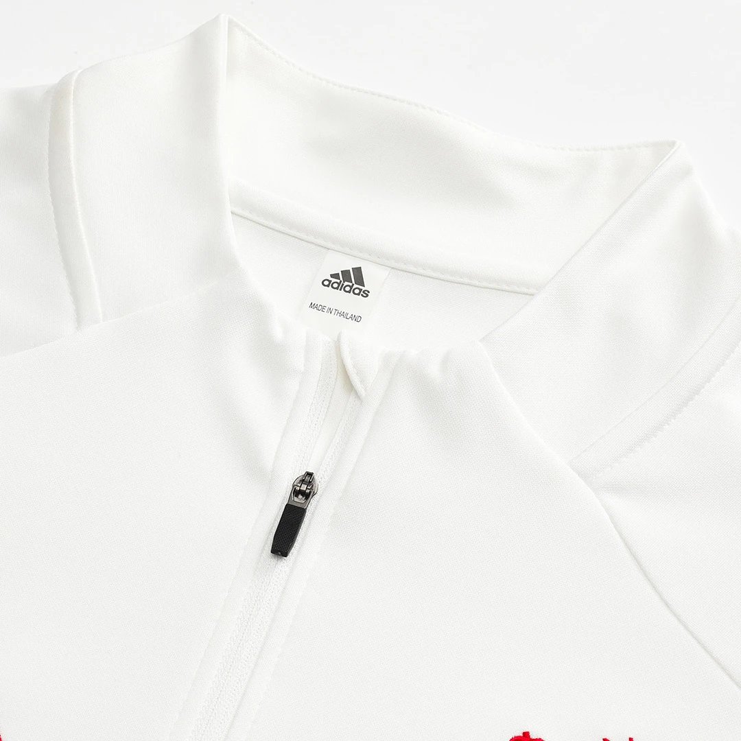 Liverpool 2025 1 4 Zip Tracksuit 26 White — Zdjęcie 5