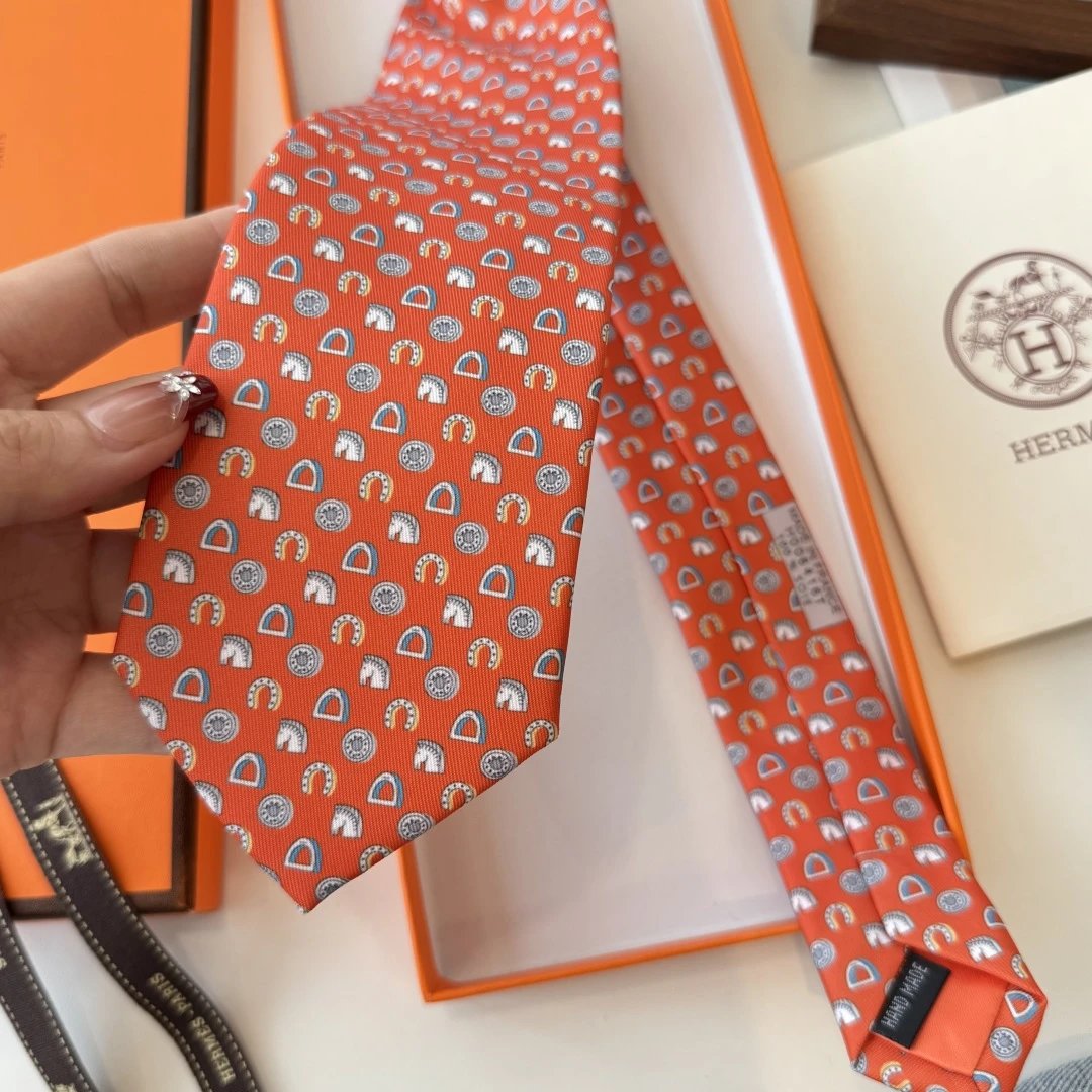 Hermes Silk Tie Ver.E — Photo 8