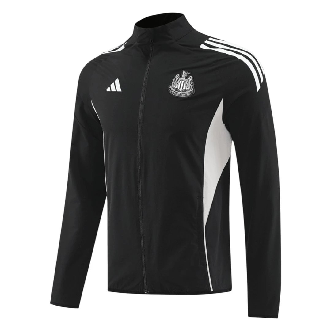 Newcastle United Windbreaker Jacket 2025 26 Black — photo 2