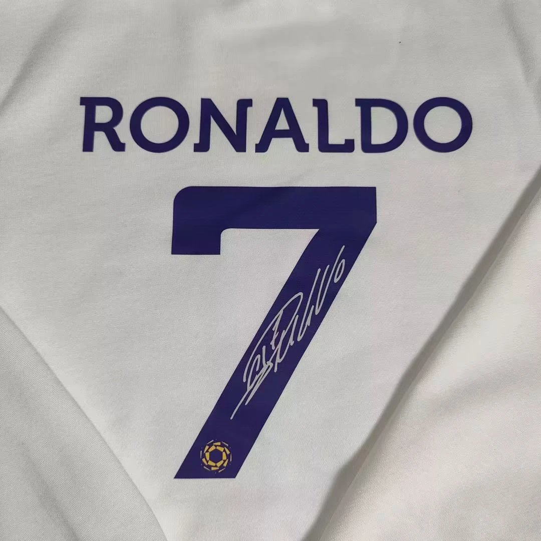 Al Nassr 2022 RONALDO 7 Sweater Hoodie 23 White — Zdjęcie 3