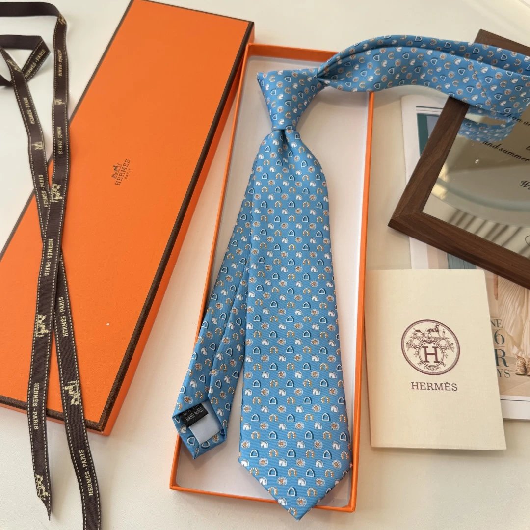 Hermes Silk Tie Ver.G — Photo 8