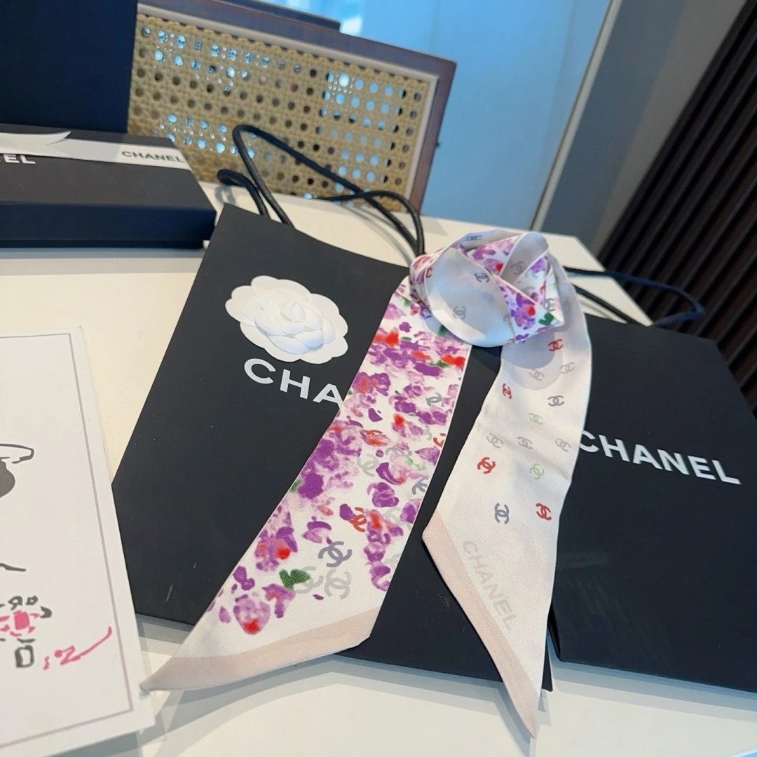 Chanel Silk Hair Ribbon Ver.A — QC