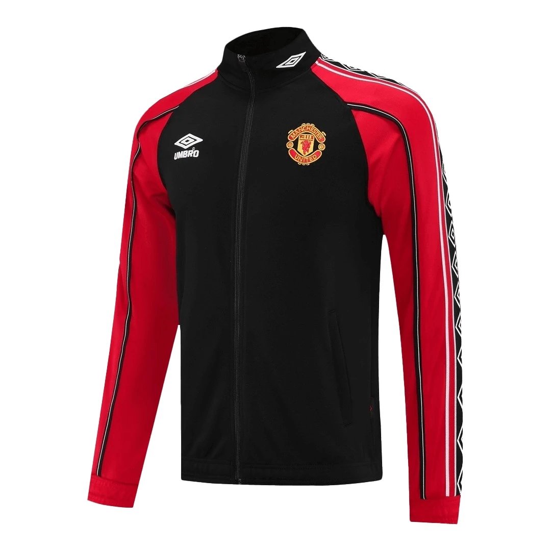 Manchester United Track Jacket 2025 26 Red Black — photo 2