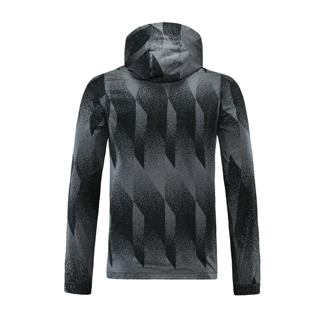 Flamengo 2021 CR Hoodie Windbreaker Jacket 22 Black — Photo 3