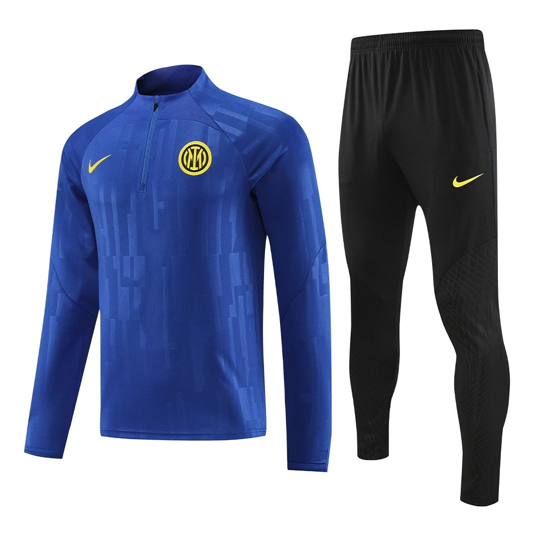 Inter Milan 1 4 Zip Tracksuit 2023 24 Blue — photo 2