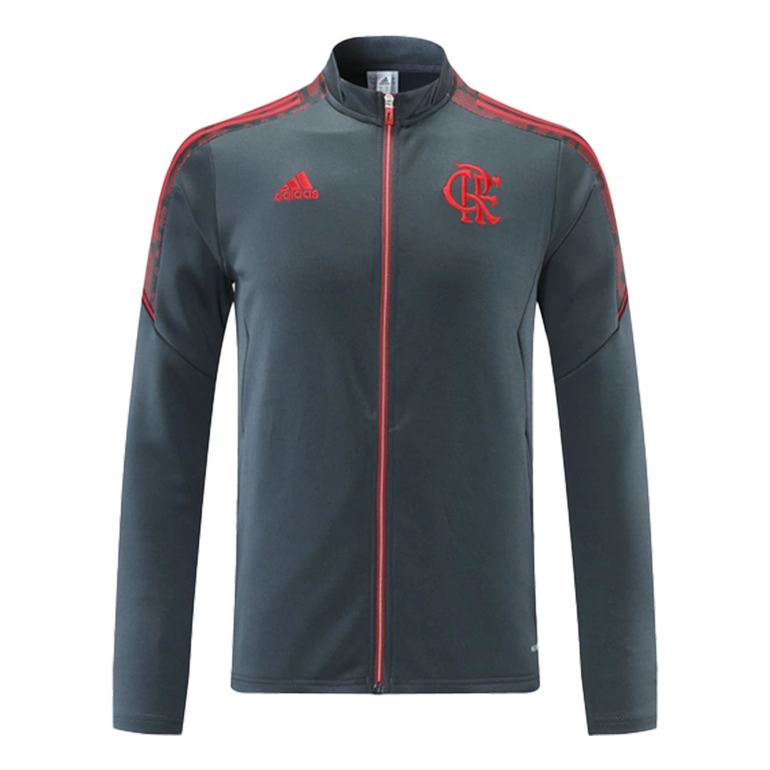 CR Flamengo Track Jacket 2021 22 Grey — photo 2